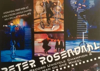 Peter Rosendahl – International Power Show Act, världsrekordsmästare på enhjuling